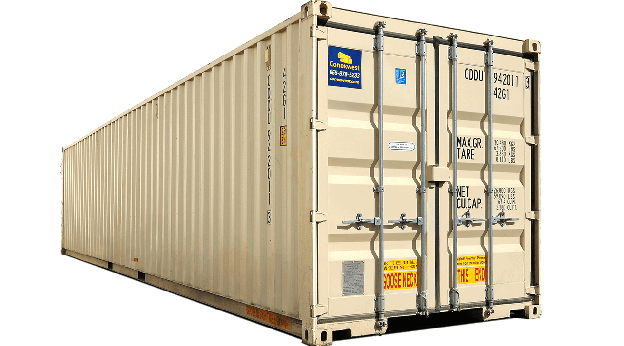 40ft New Shipping Container with Doors on Both Ends for Sale