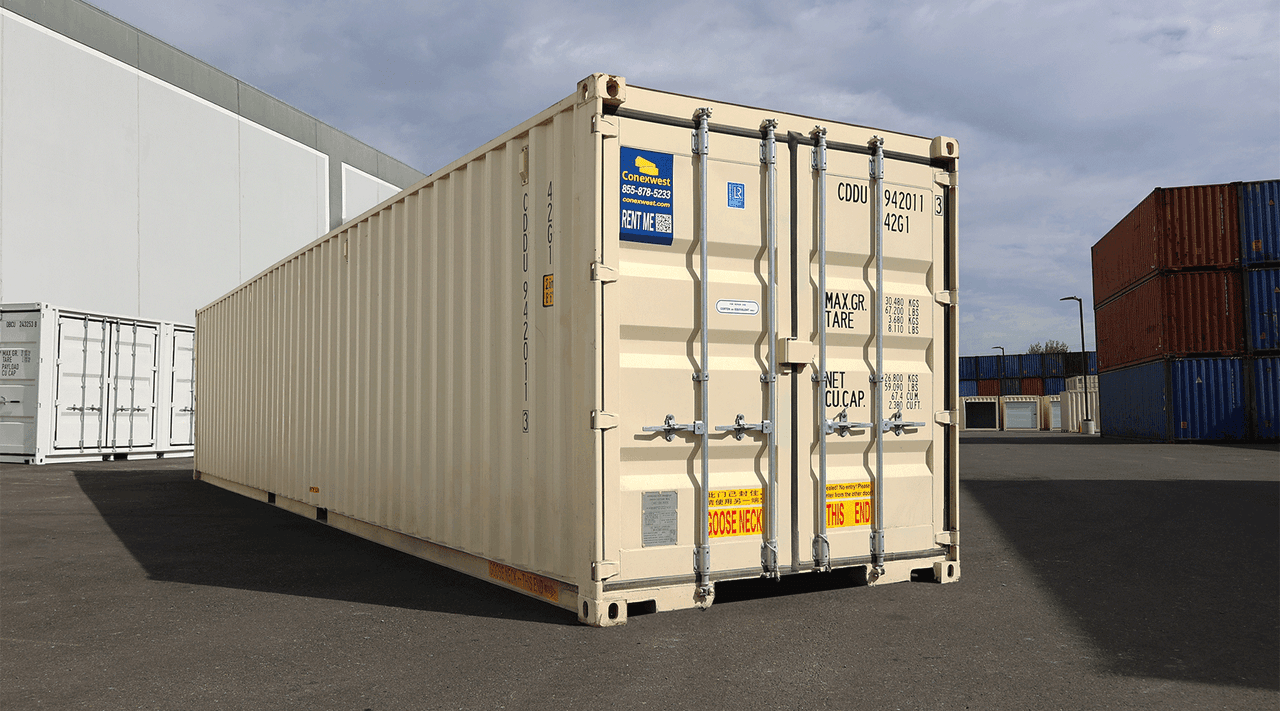 40ft New Shipping Container with Doors on Both Ends for Sale