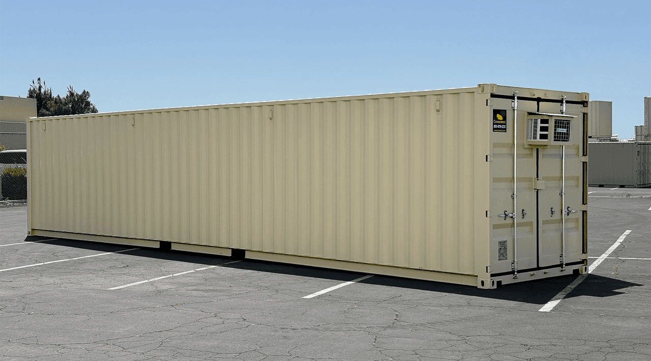 40ft On-Site Mobile Ground Level Office Container for Rent