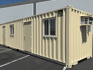 40ft On-Site Mobile Ground Level Office Container for Rent