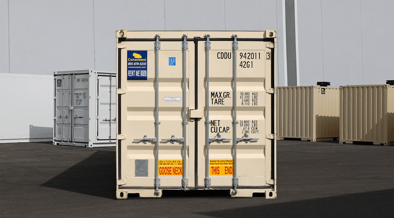 40ft Storage Container With Doors on Both Ends for Rent