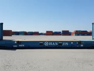 40ft Used Certified Flat Rack Shipping Container