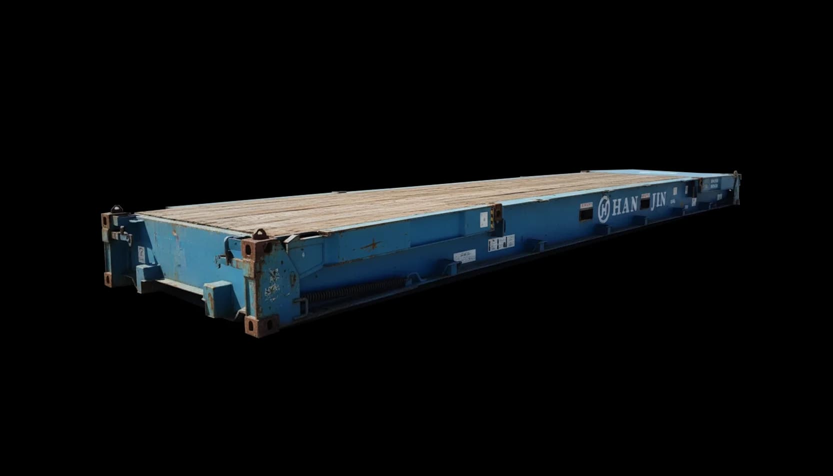 40ft Used Certified Flat Rack Shipping Container | Conexwest