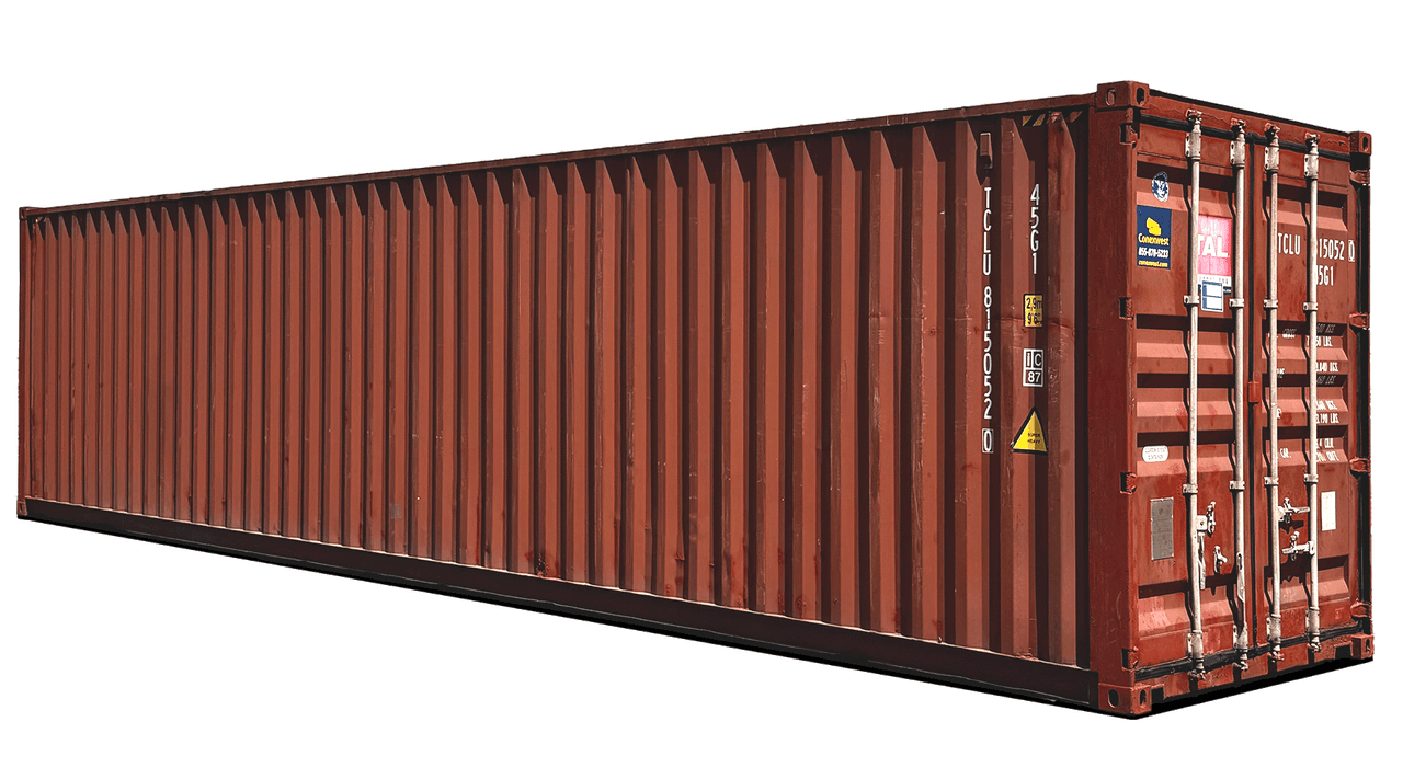 40ft Used Certified High Cube Shipping Container