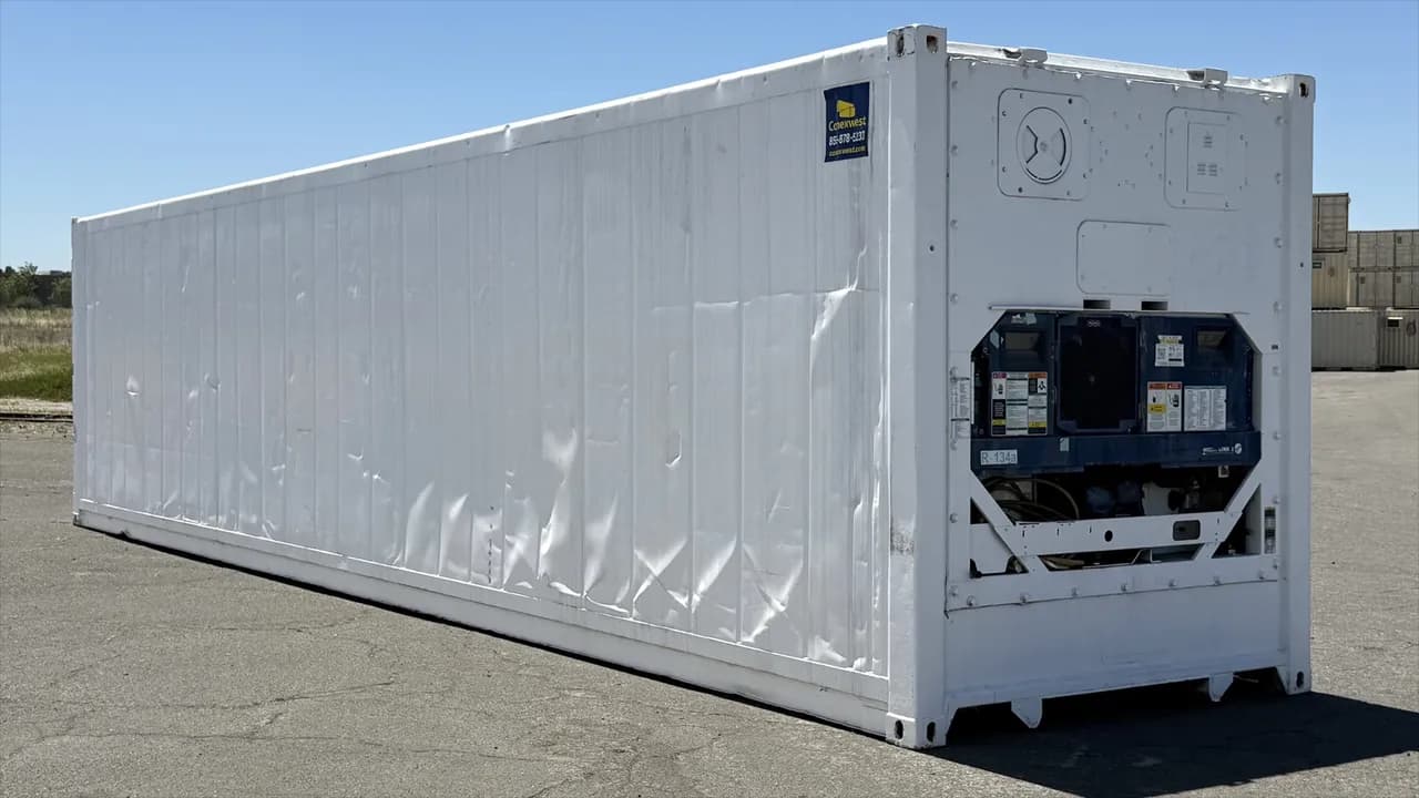 40ft Used High Cube Refrigerated Shipping Container