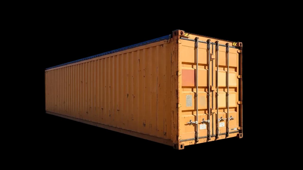 40ft Used Open Top Soft Roof Shipping Container
