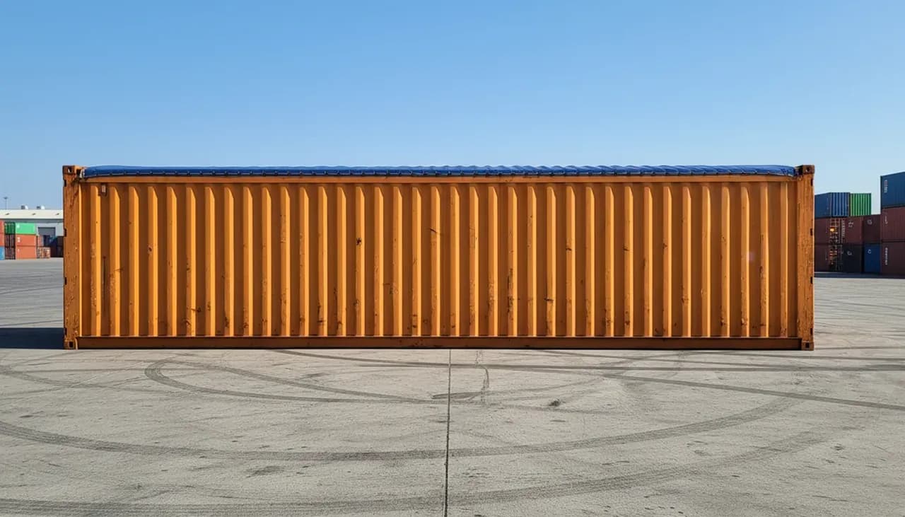 40ft Used Open Top Soft Roof Shipping Container