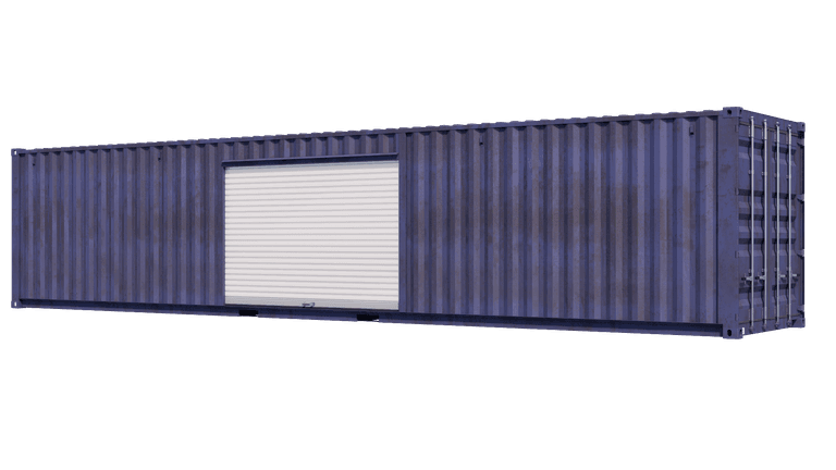 40ft Storage Container w/ Roll-up Doors