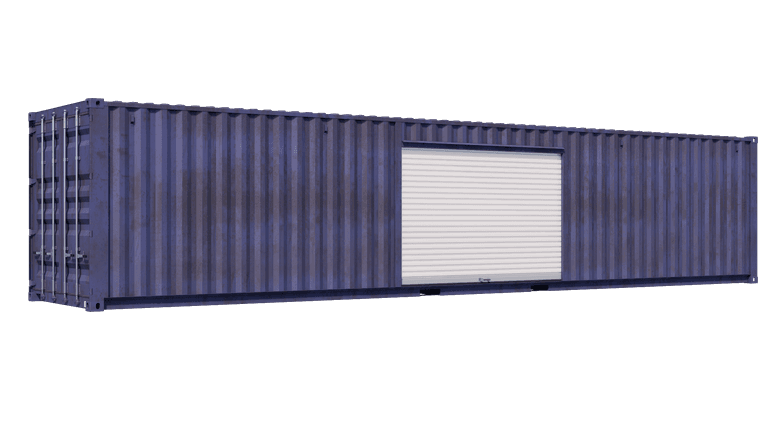40ft Storage Container w/ Roll-up Doors