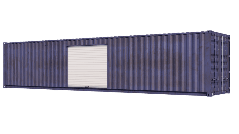 40ft Storage Container w/ Roll-up Doors