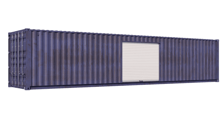 40ft Storage Container w/ Roll-up Doors