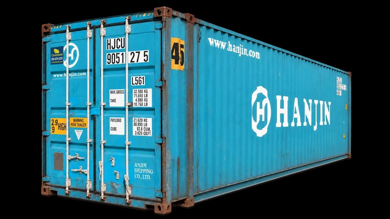 45ft Used High Cube Shipping Container