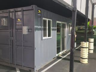 6' Sliding glass doors for storage containers for sale