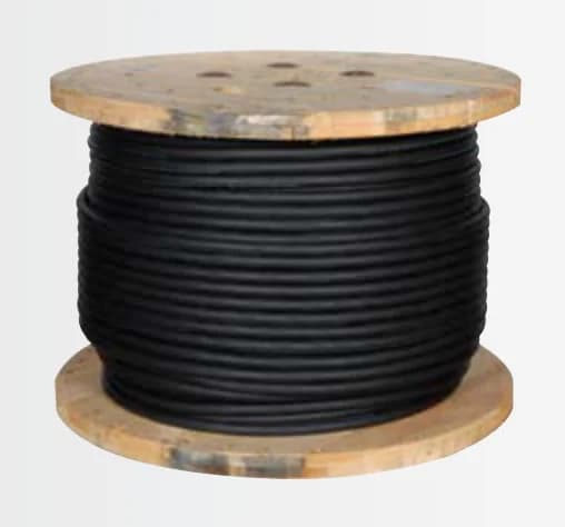 8 AWG black Carrier Transicold power cable reel