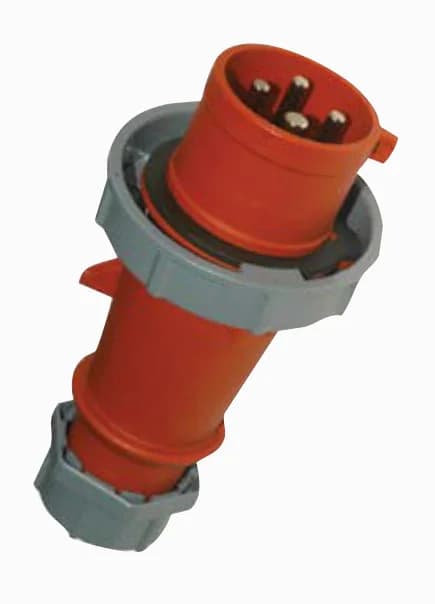 Carrier Transicold 460 V 32 A 3-phase male reefer power plug, pack of 10