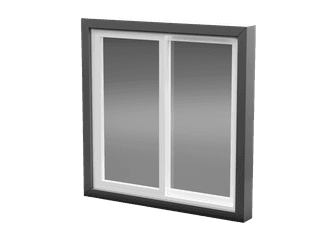 Cor-Weld Double-Pane Sliding Window | Conexwest
