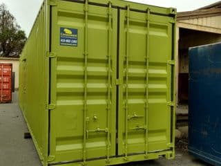 Custom green exterior paint for shipping containers for sale