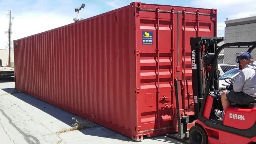 Custom red exterior paint for shipping containers for sale