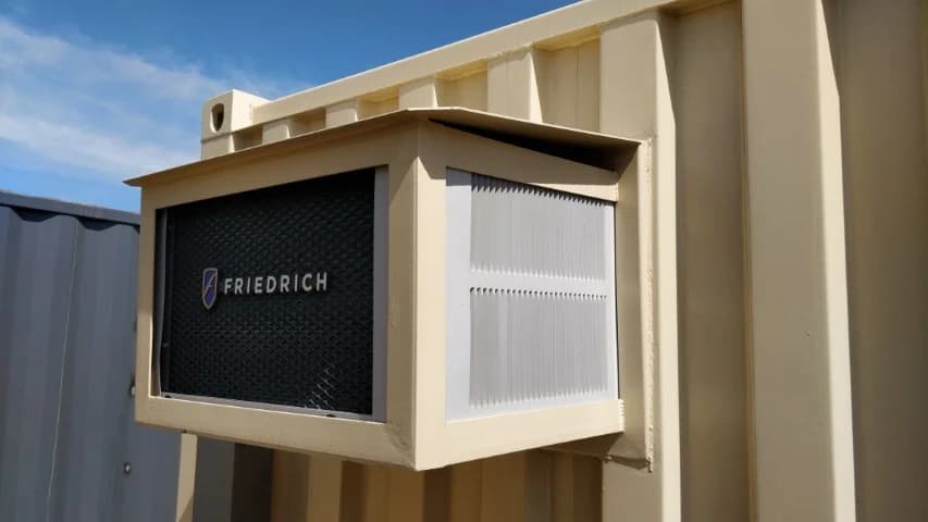 Hazardgard air conditioners for shipping containers for sale