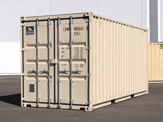 New 20ft high cube shipping container with doors on both ends of sale