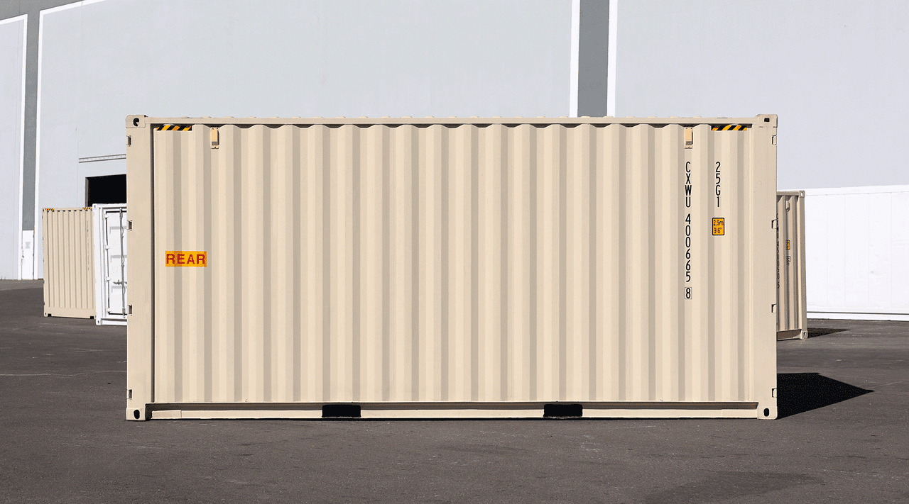 New 20ft high cube shipping container with doors on both ends of sale