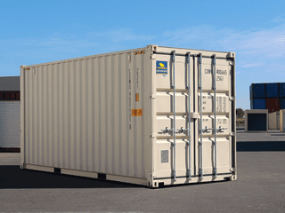 New 20ft high cube shipping container with doors on both ends of sale