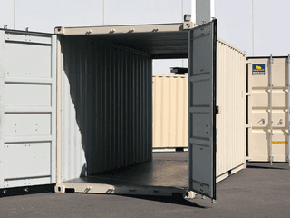 New 20ft high cube shipping container with doors on both ends of sale