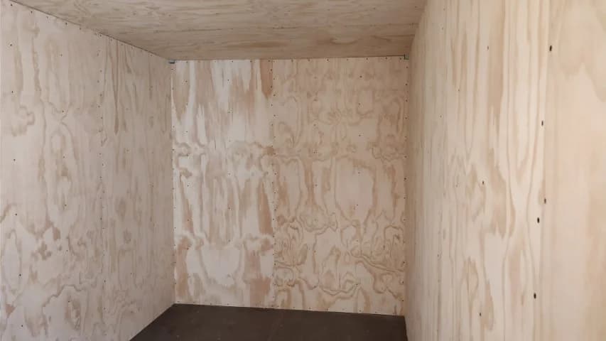 Plywood paneling for shipping container for sale