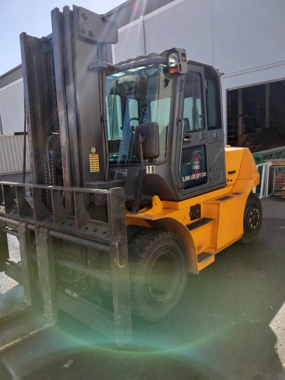 Pneumatic Tire Forklifts  2018 HYUNDAI 70D-9