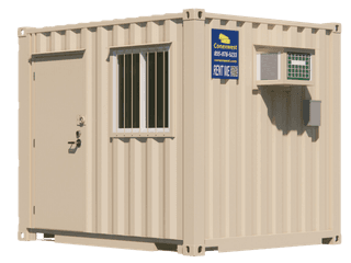 Rent 10ft Ground Level Office Container | Conexwest