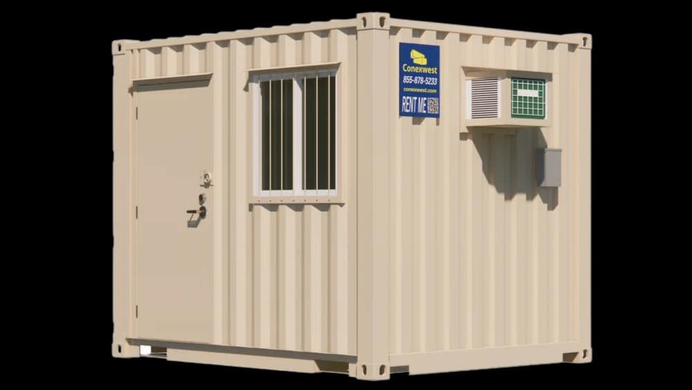 Rent 10ft Ground Level Office Container | Conexwest