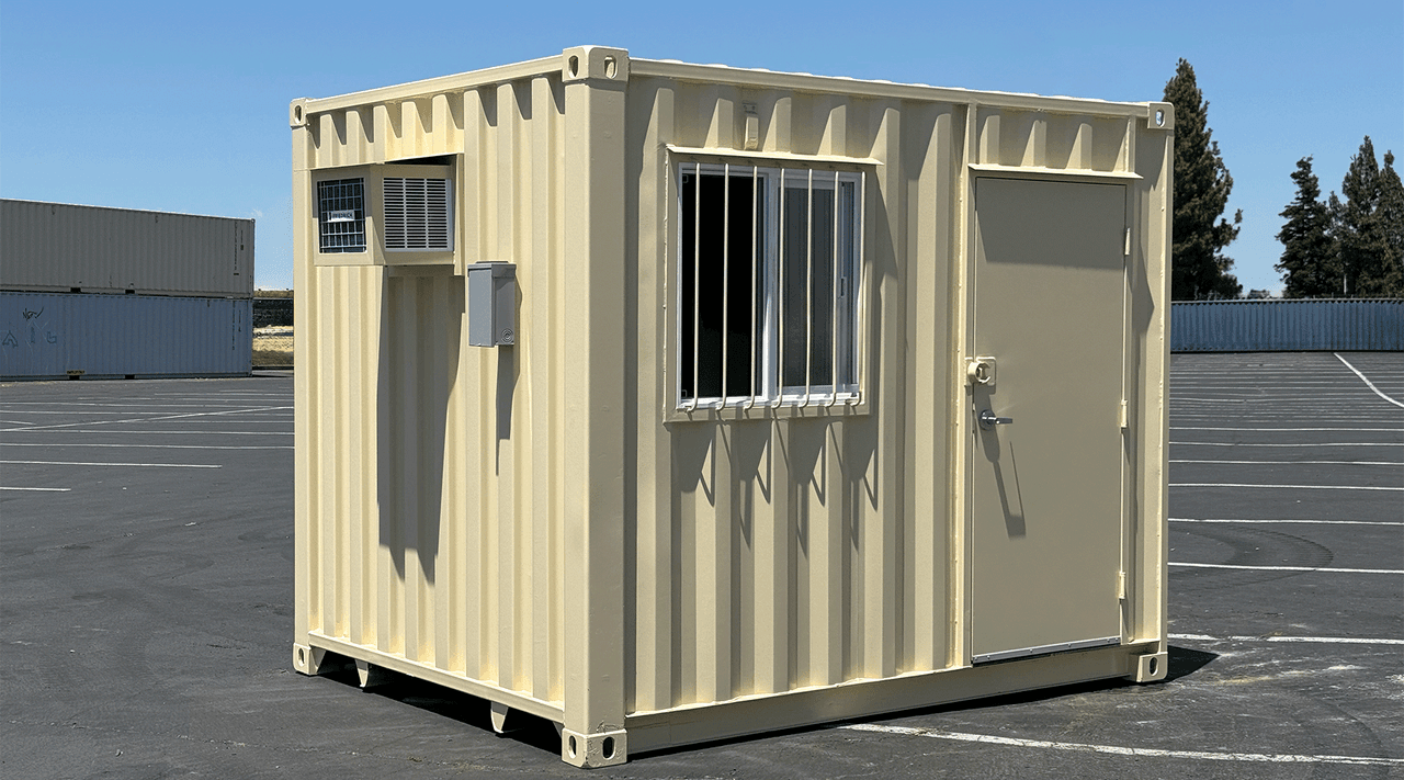 Rent 10ft On-Site Ground Level Office Container