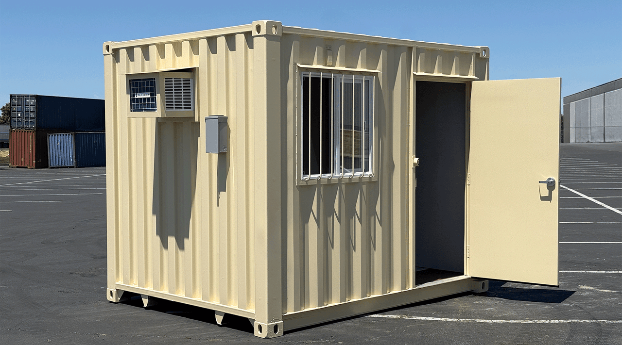 Rent 10ft On-Site Ground Level Office Container