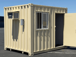 Rent 10ft On-Site Ground Level Office Container