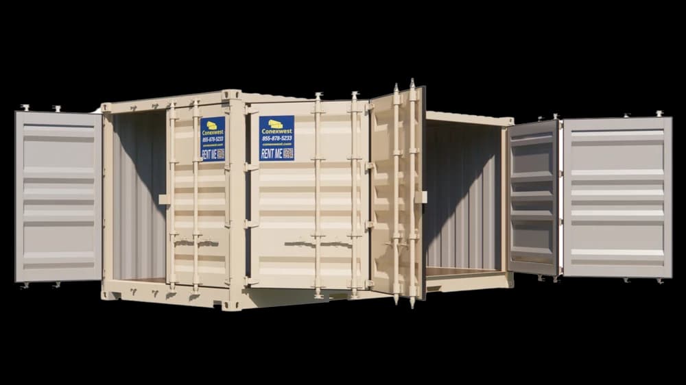 Rent 20ft Open Side Storage Container | Conexwest
