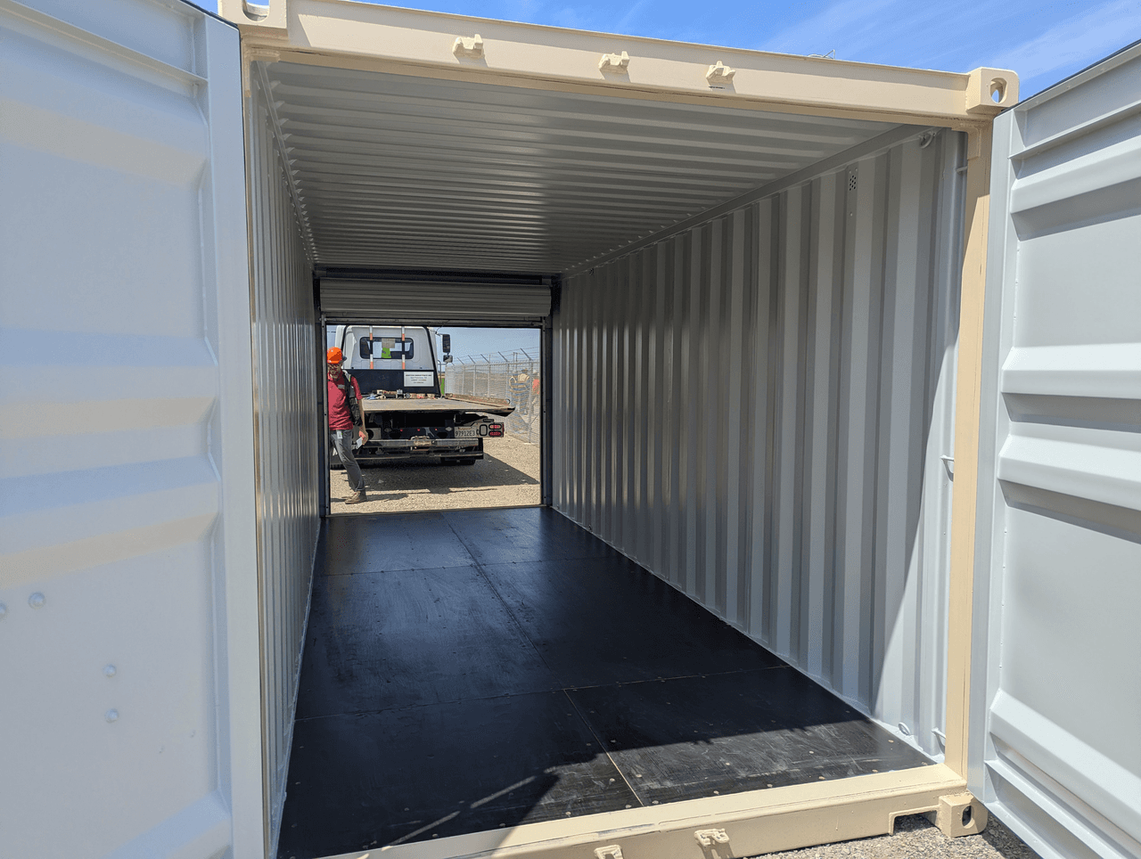 Rent 20ft Storage Container w/ Doors on Both Ends