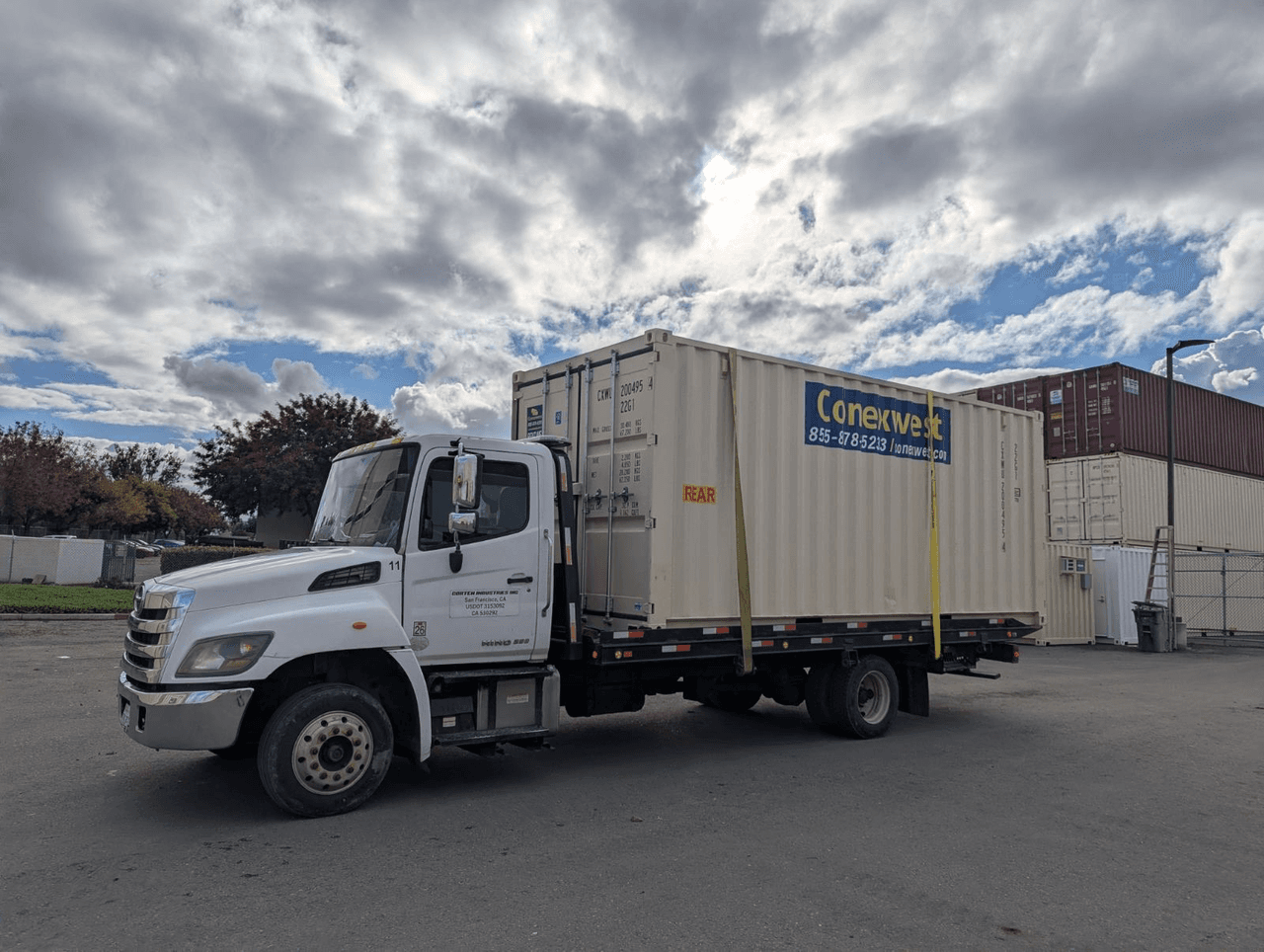 Rent 20ft Storage Container w/ Doors on Both Ends