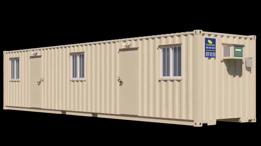 Rent 40ft Ground Level Office Container | Conexwest