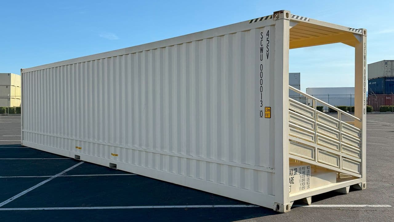 Rent 40ft High Cube 74-Seat Bleacher Container