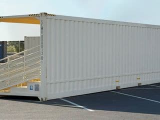 Rent 40ft High Cube 74-Seat Bleacher Container