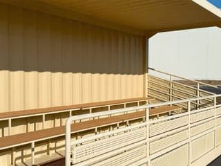 Rent 40ft High Cube 74-Seat Bleacher Container