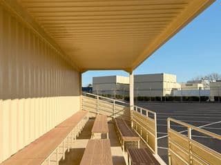 Rent 40ft High Cube 74-Seat Bleacher Container