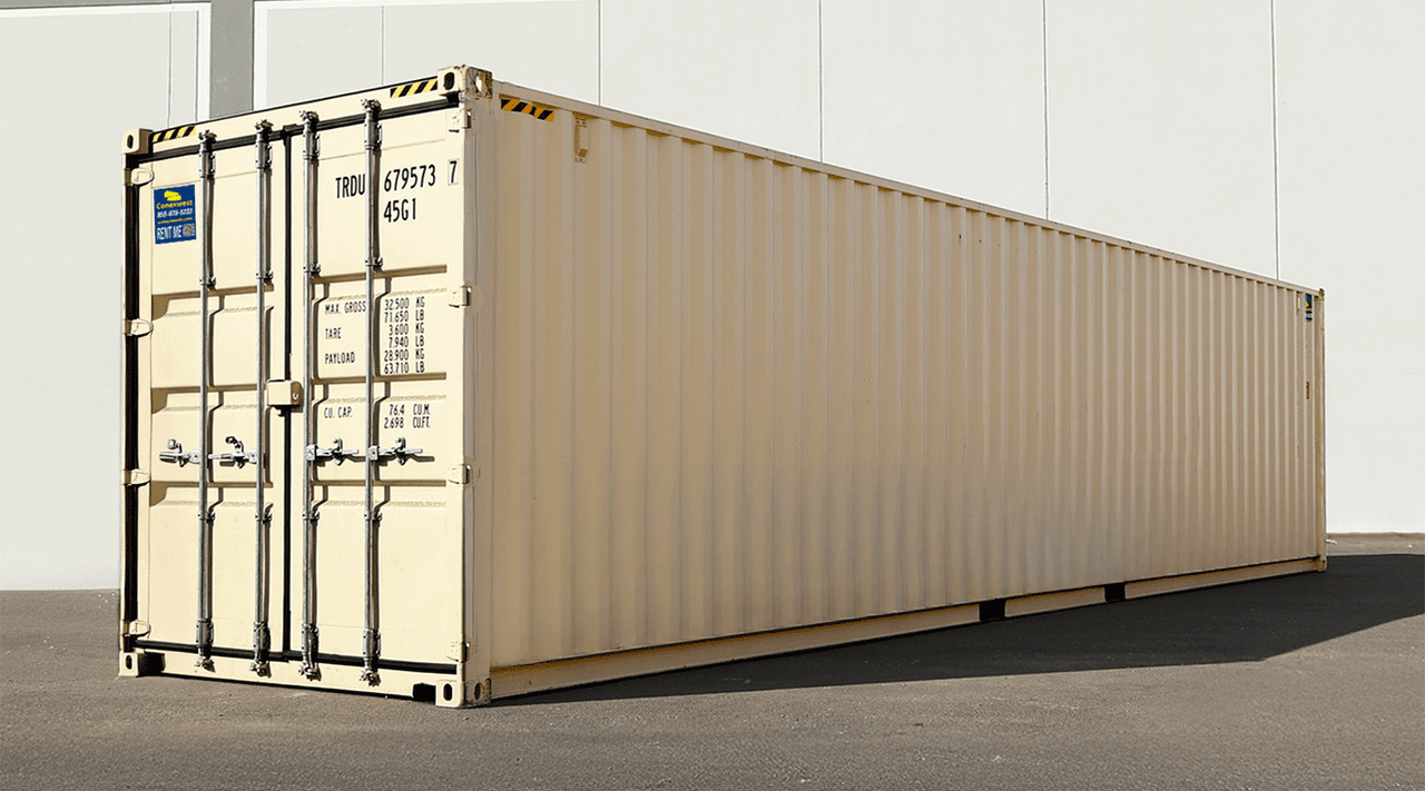 Rent 40ft High Cube (9.5ft) Storage Container