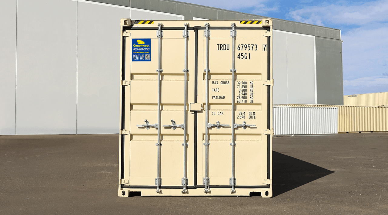 Rent 40ft High Cube (9.5ft) Storage Container
