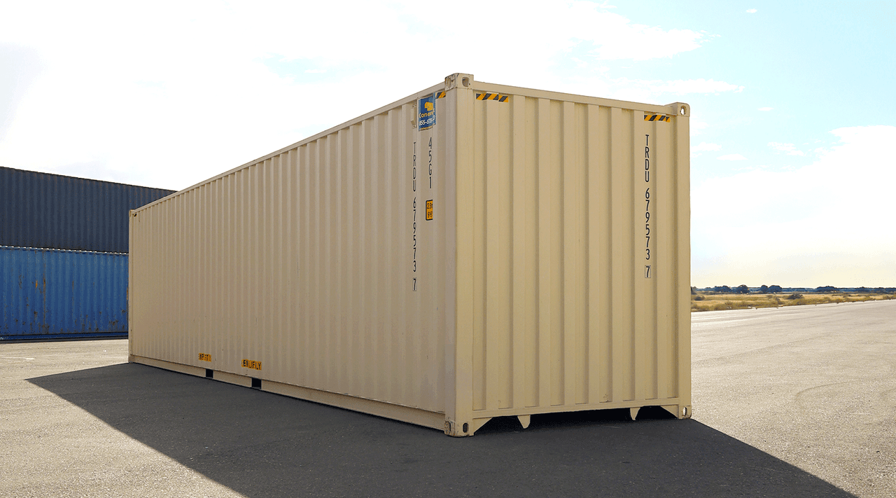 Rent 40ft High Cube (9.5ft) Storage Container