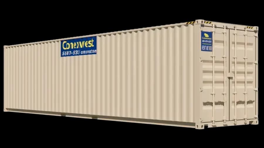 Rent 40ft High Cube (9.5ft) Storage Container | Conexwest