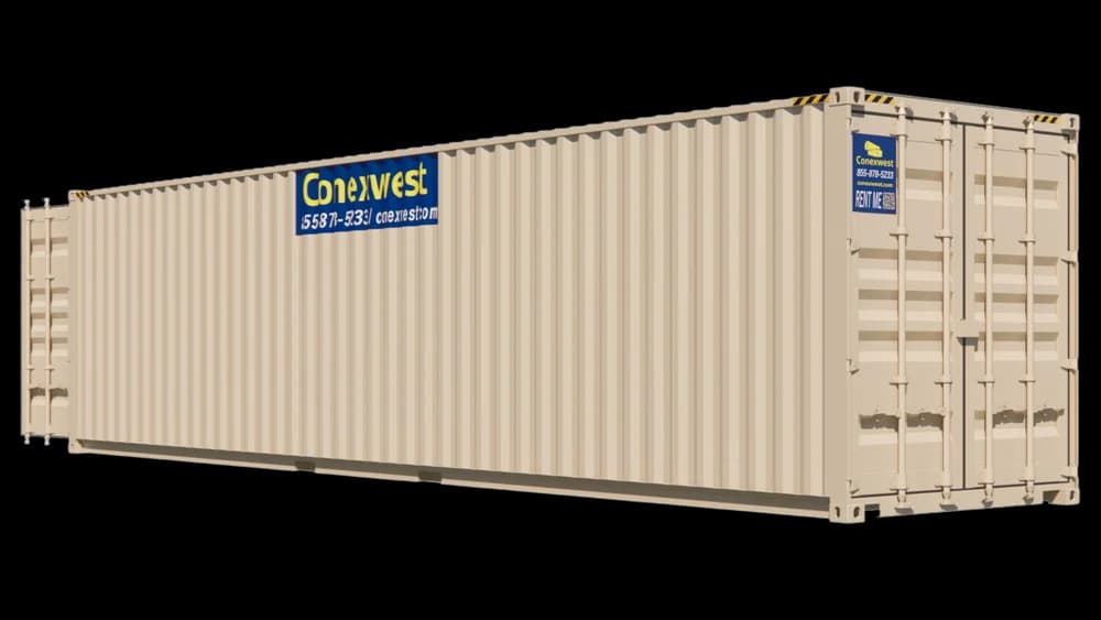Rent 40ft High Cube (9.5ft) Storage Container w/ Doors on Both Ends | Conexwest