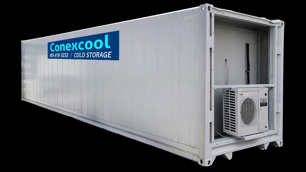 Single-Phase 40ft Refurbished Refrigerated Container Medium Temp | Conexwest
