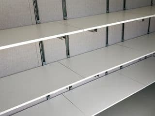 Unistrut adjustable shelving