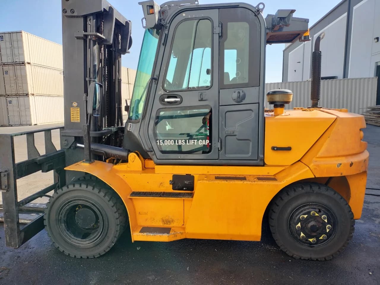 Used 2018 Hyundai 70D-9 Pneumatic Tire Forklift | Conexwest